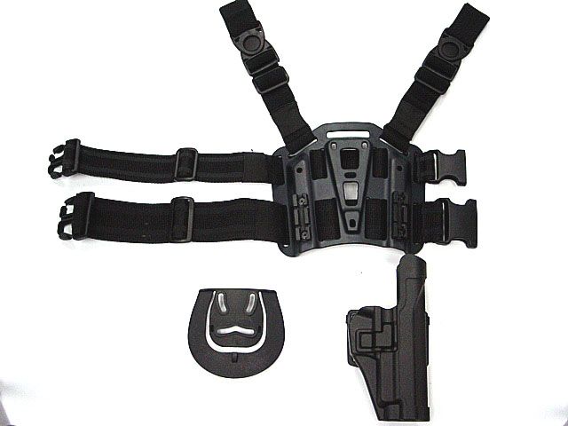 SIG P220/P226 RH Pistol Paddle & Belt Drop Leg Holster  