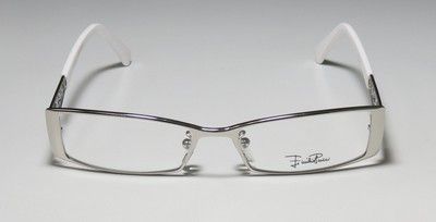 NEW EMILIO PUCCI 2110 52 16 135 SILVER/WHITE OPTICAL EYEGLASS/GLASSES 