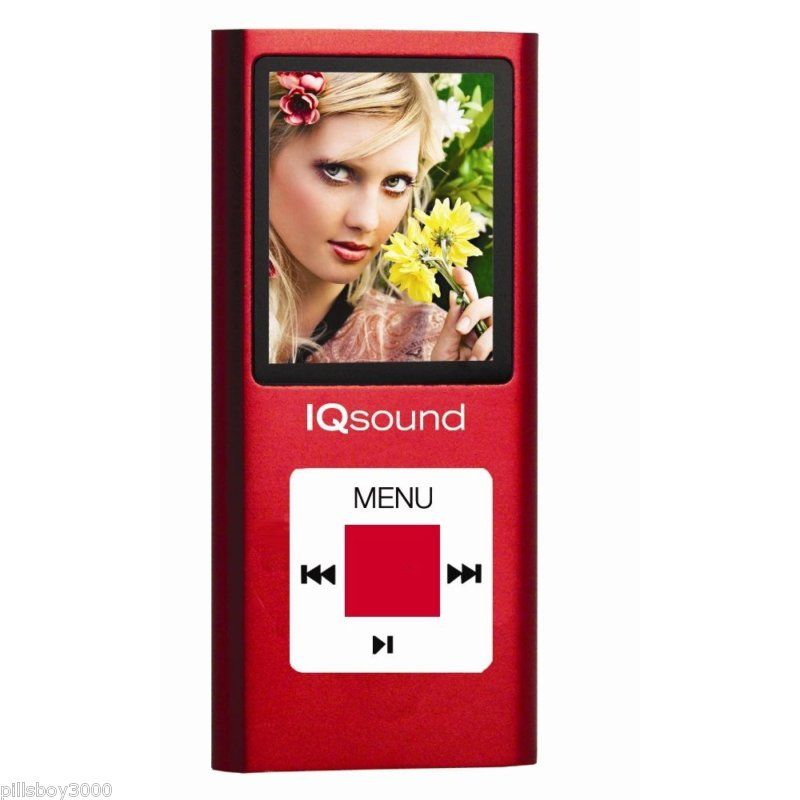Supersonic IQ 2528 / SC 2528 1.8”  MP4 FM Player RED  