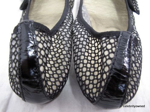 NEW Gerard Darel ShoesBlack Nylon Mesh Ballet Flats 37  