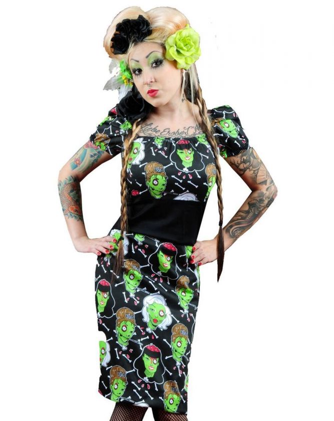   Brand Zombiewood Wench Dress Rockabilly Zombie Hollywood Glam  