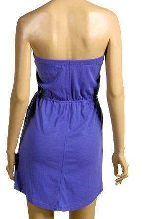 HURLEY~ SWEET PEA PURPLE KARMA BUTTONS SUNDRESS  