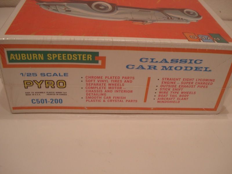 Pyro Plastic Corp. Auburn Boattail Speedster Kit 125  