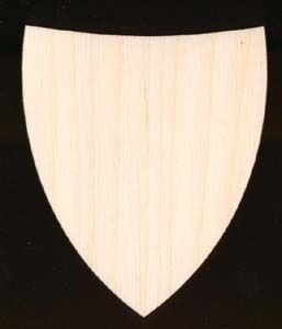 Medieval Shield Sign Unfinished Craft Wood #1375 12  