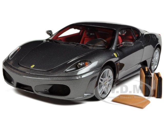 2004 FERRARI F430 GREY 118 MODEL CAR BY BBR 1819  