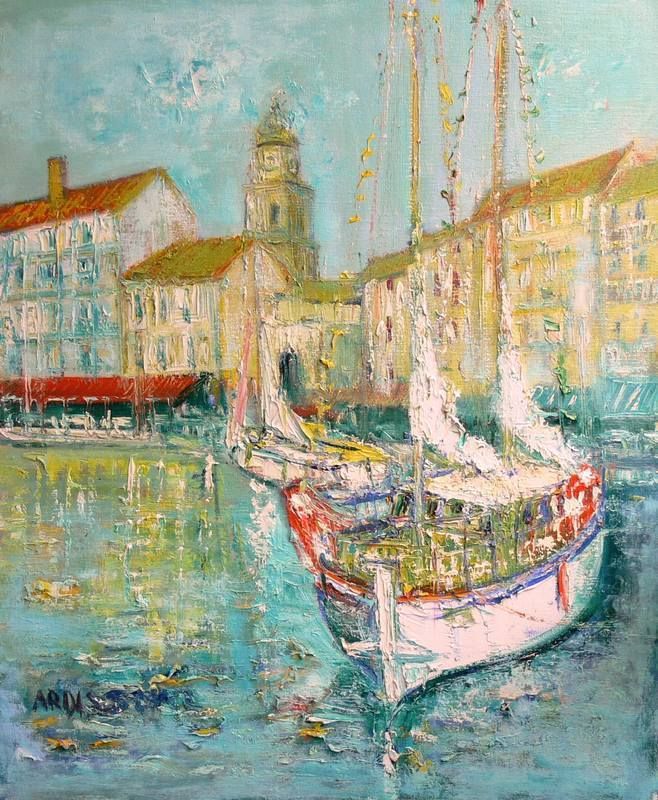 YOLANDE ARDISSONE~WELL LISTED ARTIST~THE FRENCH RIVIERA  