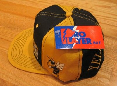 VINTAGE NCAA GEORGIA TECH YELLOW JACKETS SNAPBACK HAT  