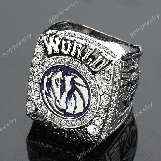 1Pc Basketball NBA Replica Champion Souvenirs Finger Ring + Gift Box 