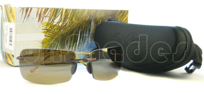 NEW MAUI JIM THOUSAND PEAKS 517 21H AMBER SUNGLASSES  