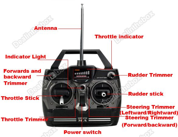 Double Horse SM9100 3.5CH Metal RC Remote Control Helicopter DH GYRO 