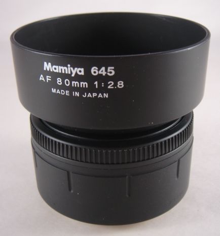 Mamiya 645 AF Camera Body   with a microprism focusing screen, a 