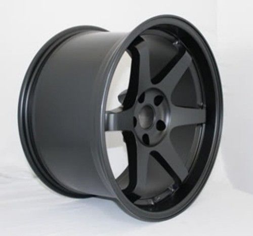 18 VARRSTOEN ES221 BLACK SUBARU WRX 5X100 RIMS WHEELS  