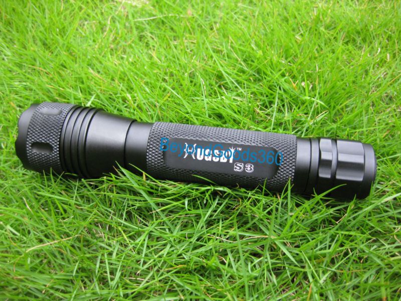 Hugsby S3 CR123A 9V 10W 300 Lumens Xenon Flashlight New  