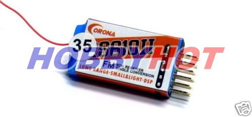 Corona RS610II 6ch FM 35MHz RC Micro Receiver RV341  