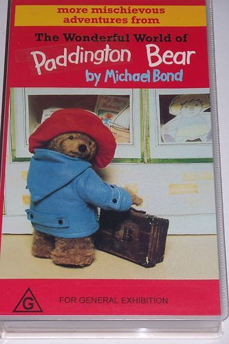 THE WONDERFUL WORLD OF PADDINGTON BEAR VHS VIDEO  