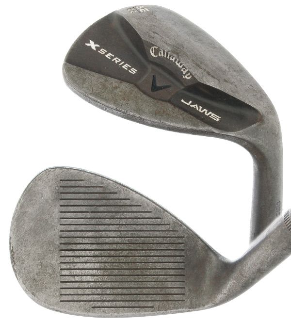 CALLAWAY X SERIES JAWS CC SLATE 58* LOB WEDGE STEEL STIFF  