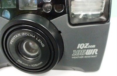 Pentax IQZ 105WR 35mm Point and Shoot Film Camera Date Stamp 