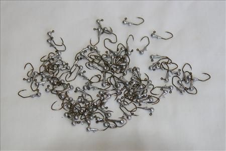 100 pk 1/64 oz Round Head Crappie Jigs Bz Sickle Hooks  