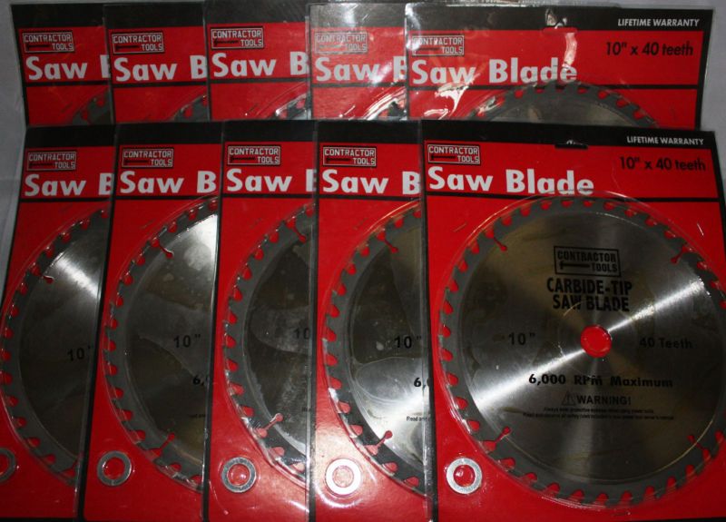 10pc 10 CARBIDE tip 40T TABLE RADIAL MITER SAW BLADE  