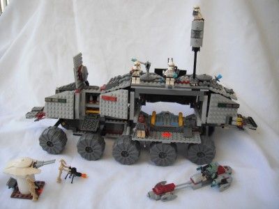   Wars TURBO TANK #7261 With All 7 MiniFigs Including LightUp MACE WINDU