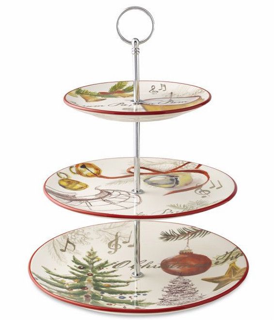 WILLIAMS SONOMA CAROLERS 3 TIERED STAND~NEW IN BOX  