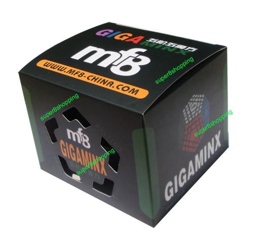 Rare Mf8 Black Gigaminx 5X5 12 Colors Magic Cube  