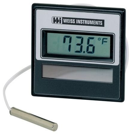 Weiss Digital Solar Powered Thermometer #72SD F 160 NEW  
