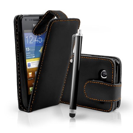 Flip Leather Case Cover II For Samsung I9070 Galaxy S Advance + Film 