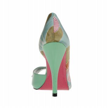 PARIS HILTON HARMONY WOMENS PEEP TOE SHOES ALL SIZES  