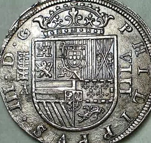 FANTASTIC 1618 SPANISH SHIPWRECK CROSS 8 REALES OF SEGOVIA SEDWICK 