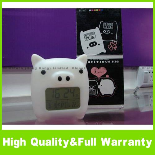 Best Pig LED Glowing Digital Loud Alarm Clock Wake UP  