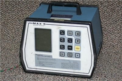 Teledyne Analytical MAX 5 Efficiency Monitor Analyzer  