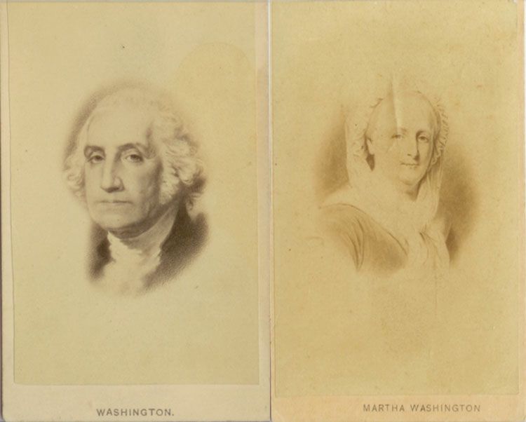 GEORGE WASHINGTON AND MARTHA WASHINGTON (SET OF 2)  