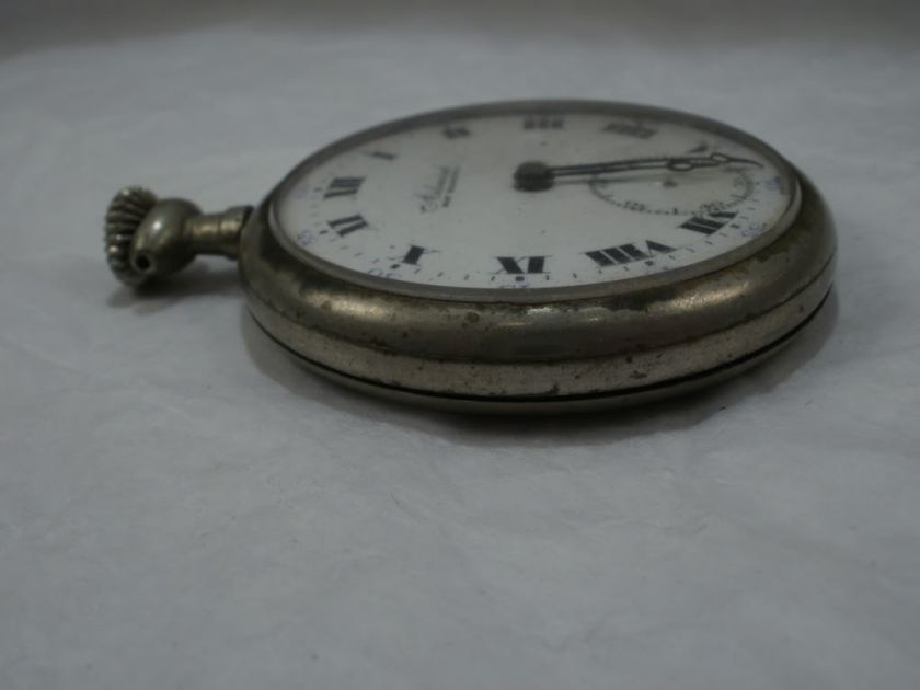 Admiral Non Magnetic Tracy Watch Co. 15j Swiss Pocket Watch For Parts 