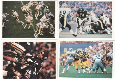 1986 Jenos Pizza Complete 56 Card Football Set NRMT  