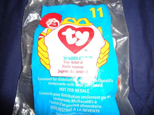 MCDONALDS TY WADDLE THE PENGUIN HAPPY MEAL TOY 1998 NIP  