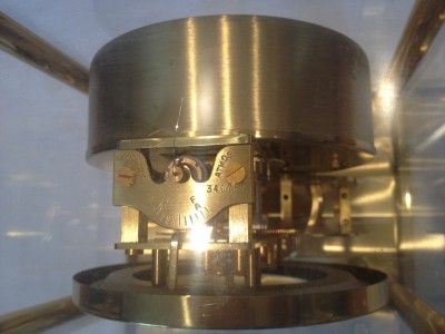 Vintage ATMOS 528 6 LeCoultre Mantle CLOCK, #340759 NICE  