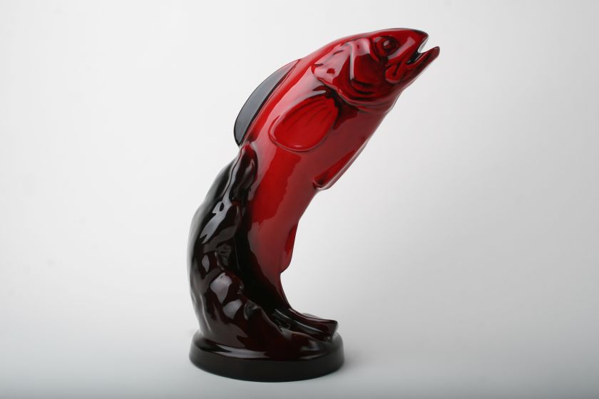 Royal Doulton Flambe Leaping Salmon  