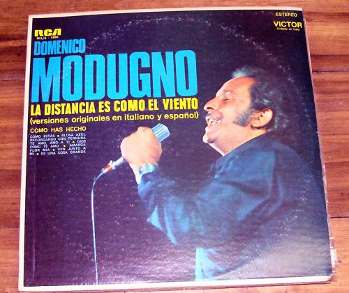 DOMENICO MODUGNO IN SPANISH LA DISTANCIA MEXICO LP  