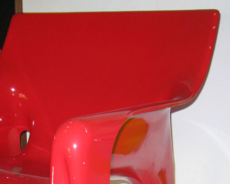 Vico Magistretti Red Gaudi Armchair by Artemide  