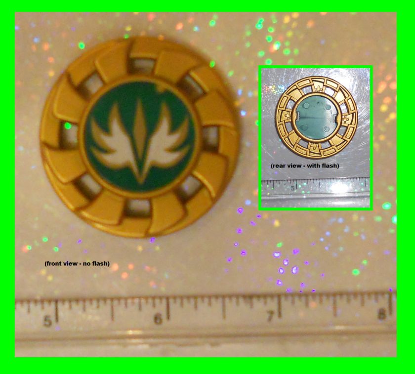 RARE Power Rangers Ninja Storm GREEN Cyclone Morpher Morphin Disc 