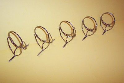ROD BUILDING FISHING ROD LINE GUIDE LOT SIZE #40 STAINLESS STEEL 
