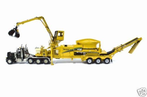 Vermeer TG7000 Tubgrinder Yellow. Pete 379 4 Axle Black  