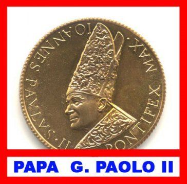 Round Medal coin Pope Johannes Paulus Vatican Jubileum  