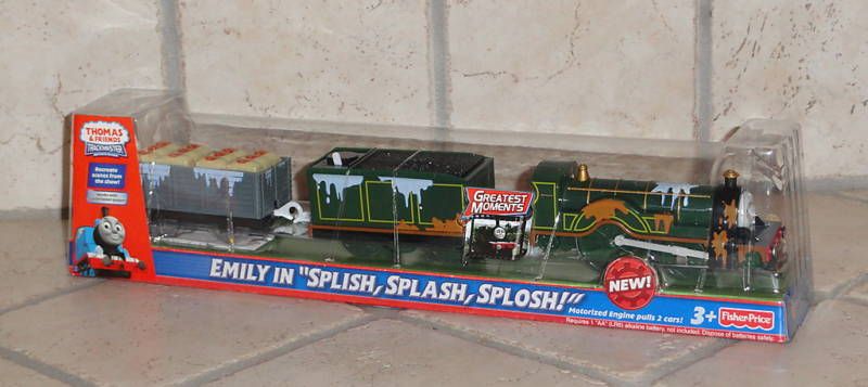 THOMAS & FRIENDS TRACKMASTER EMILY IN SPLISH SPLASH SPLOSH  