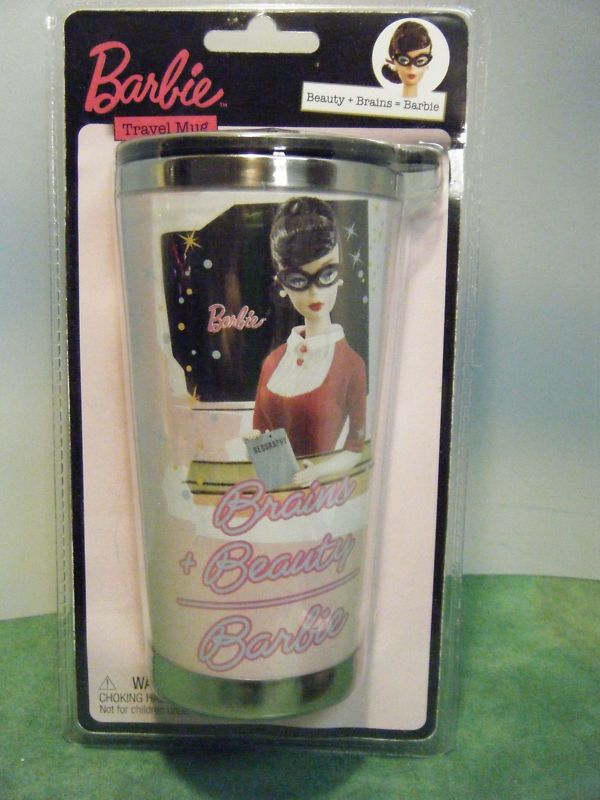 MY FAVORITE BARBIE CAREER TEACHER TRAVEL MUG *NEW* 733966051617  