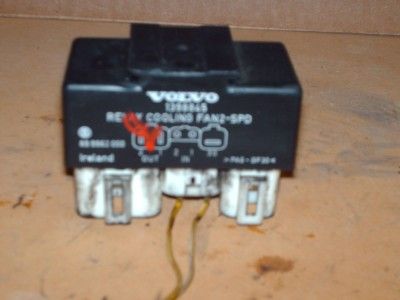 93 2000 Volvo 850 V70 S70 cooling fan relay 1398845  
