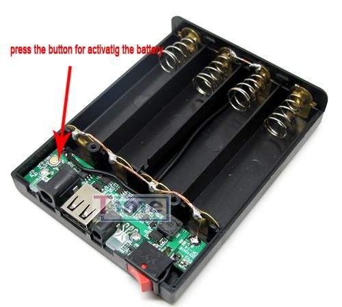 5V Mobile Power Supply USB Battery Charger 18650 Box  