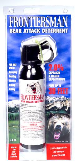   30 FOOT RANGE HEAVY FOG BEAR ATTACK DETERRENT 7.9 OZ SPRAY  