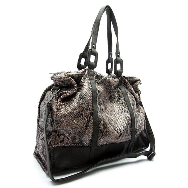   Skin Python Shoulder Bag Hobo Satchel Tote Purse Animal Print Handbag